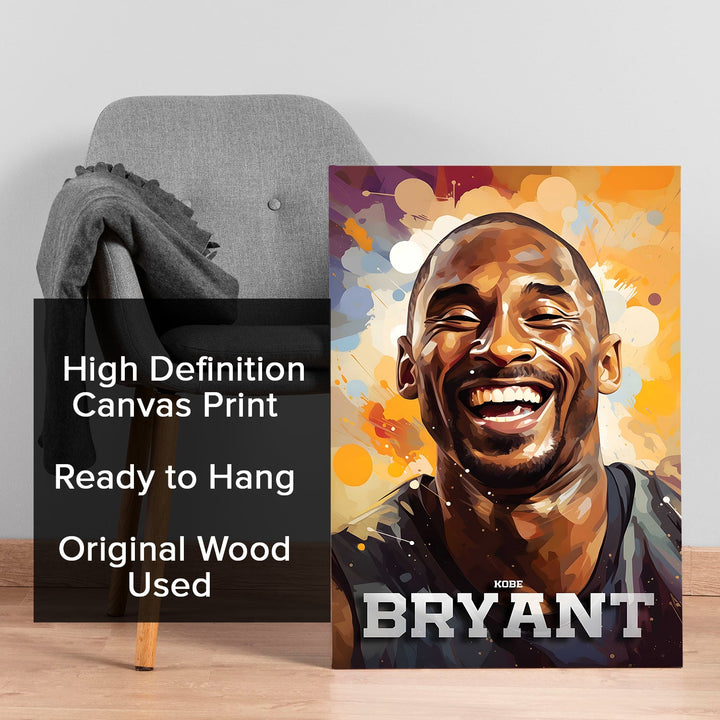 Mamba Smile Wall Art Painting, HD Canvas Print, Framed, Ready to Hang. (POMWA282)