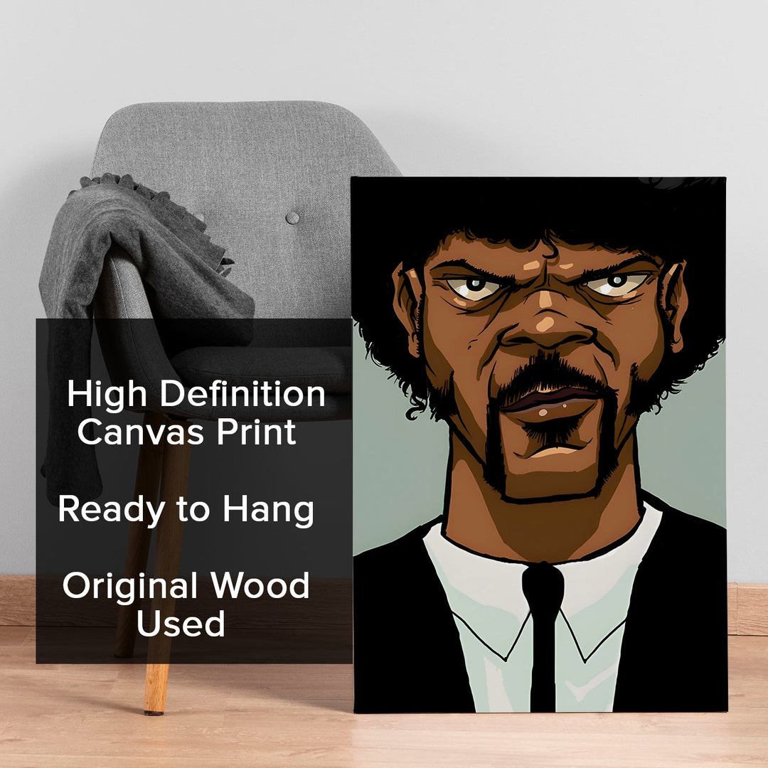 Pulp Vibe – Bold Cartoon-Style Wall Art Painting, HD Canvas Print, Framed, Ready to Hang. (POMWA317)
