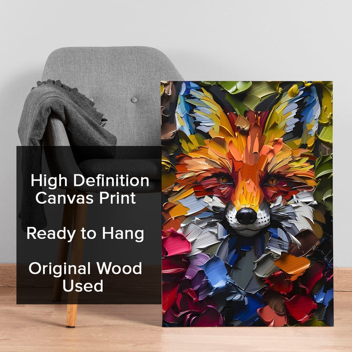 Foxfire Essence Wall Art Painting, HD Canvas Print, Framed, Ready to Hang. (ABMWA128)