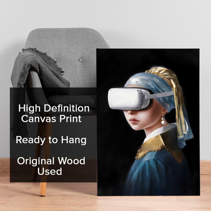 Evolving Glance Wall Art Painting, HD Canvas Print, Framed, Ready to Hang. (POMWA181)