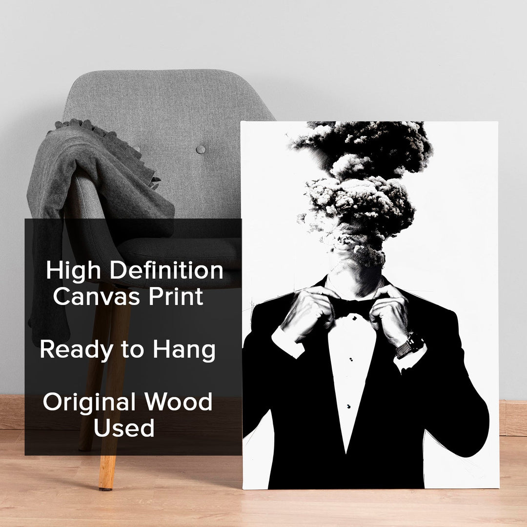 Dressed to Detonate Wall Art Painting, HD Canvas Print, Framed, Ready to Hang. (ABMWA138)
