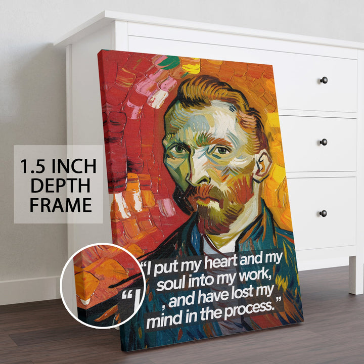 Vincent’s Passion Wall Art Painting, HD Canvas Print, Framed, Ready to Hang. (VVGWA94)