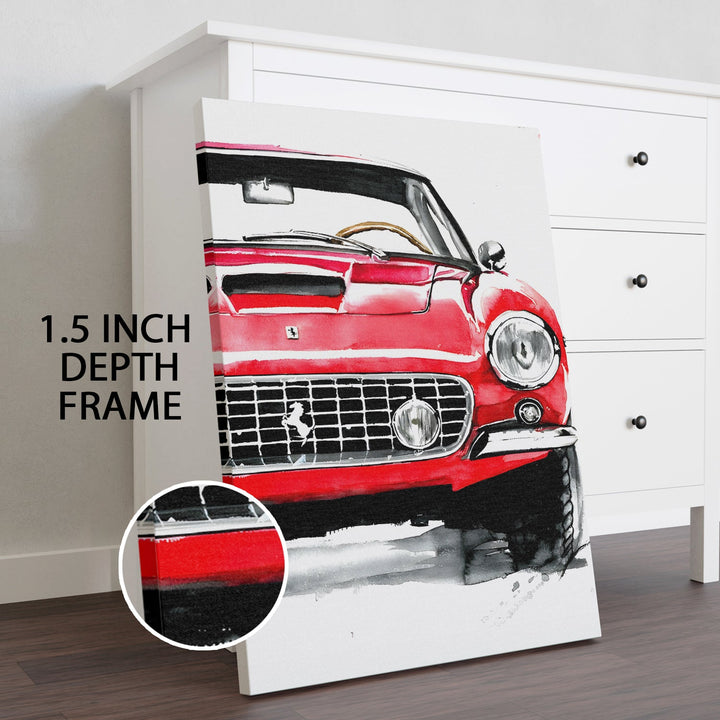The Italian Classic Wall Painting, HD Canvas Print, Framed, Ready to Hang. (POMWA204)