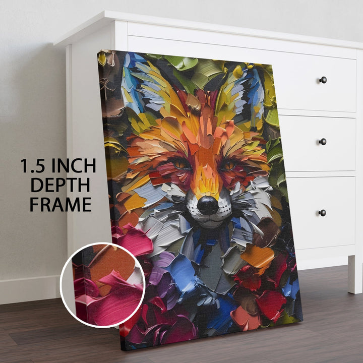 Foxfire Essence Wall Art Painting, HD Canvas Print, Framed, Ready to Hang. (ABMWA128)