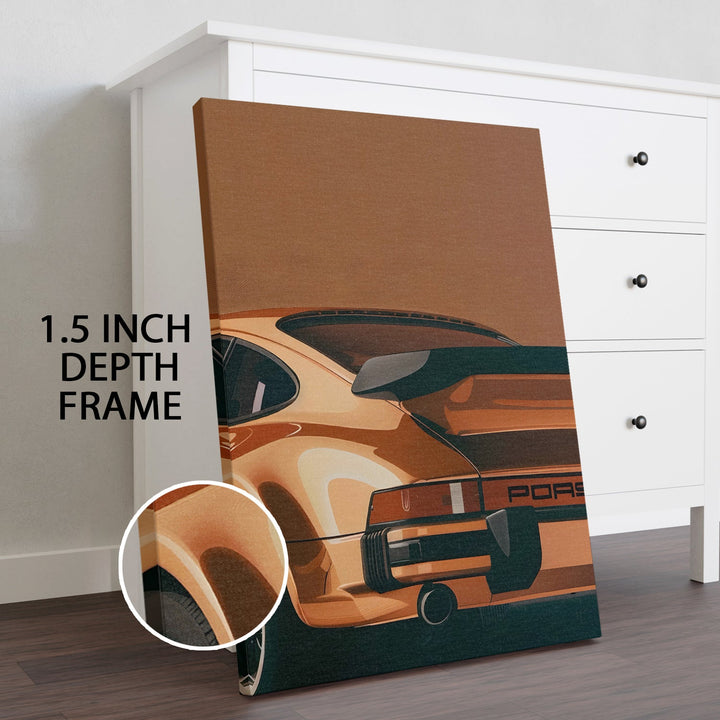 Turbo Legacy Wall Art Painting, HD Canvas Print, Framed, Ready to Hang. (POMWA222)