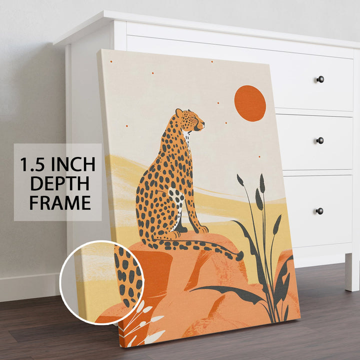 Desert Sentinel Wall Art Painting, HD Canvas Print, Framed, Ready to Hang. (BOWA02)