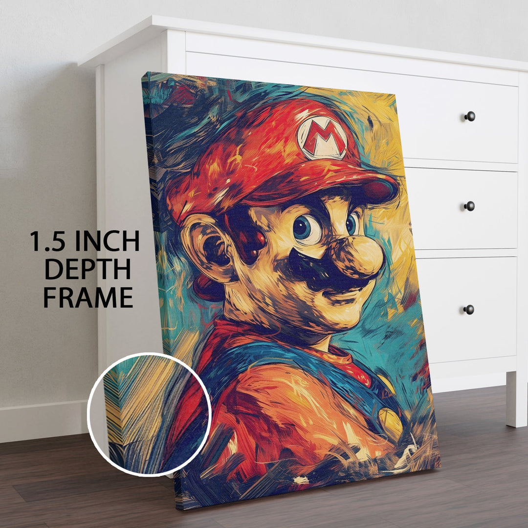 Joystick Royalty Wall Art Painting, HD Canvas Print, Framed, Ready to Hang. (POMWA254)