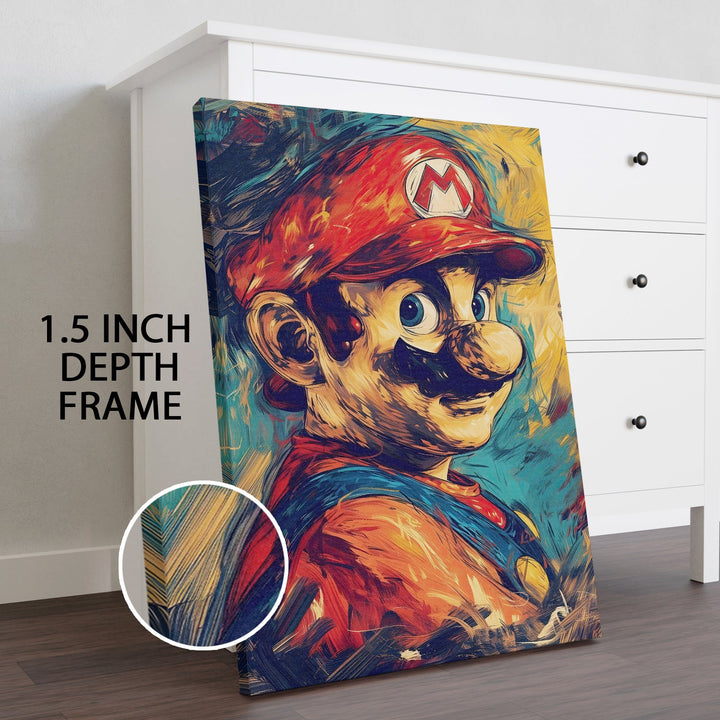 Joystick Royalty Wall Art Painting, HD Canvas Print, Framed, Ready to Hang. (POMWA254)