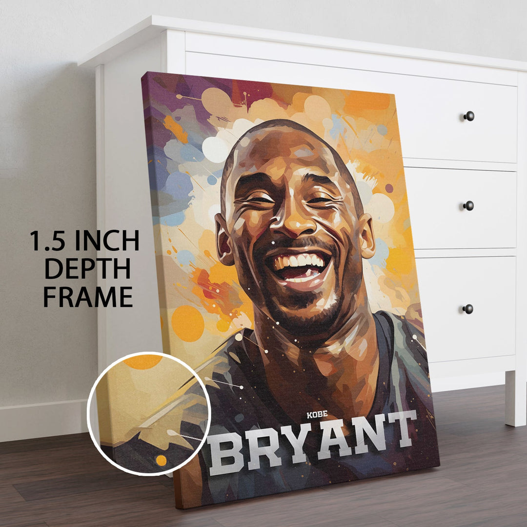 Mamba Smile Wall Art Painting, HD Canvas Print, Framed, Ready to Hang. (POMWA282)