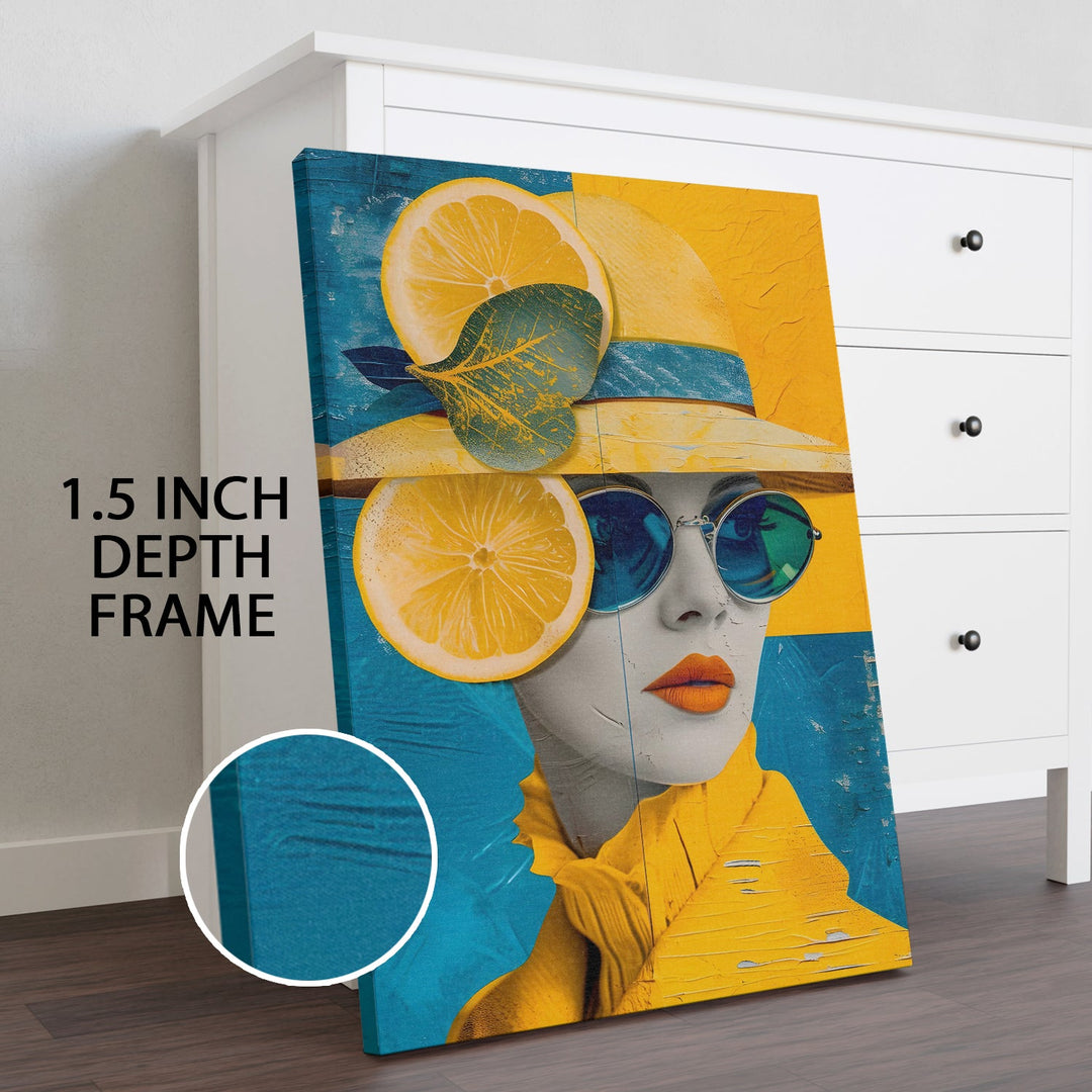 Tart & Timeless Wall Art Painting, HD Canvas Print, Framed, Ready to Hang. (POMWA242)