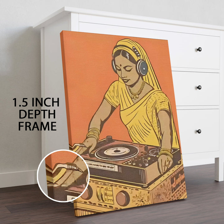Desi Decks Wall Art Painting, HD Canvas Print, Framed, Ready to Hang. (POMWA249)
