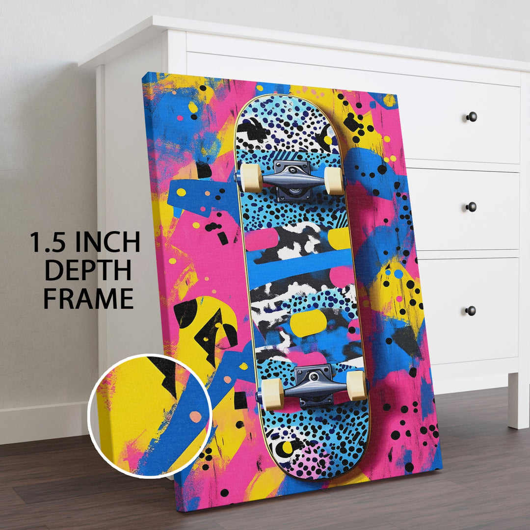 Urban Grind Wall Art Painting, HD Canvas Print, Framed, Ready to Hang. (POMWA259)