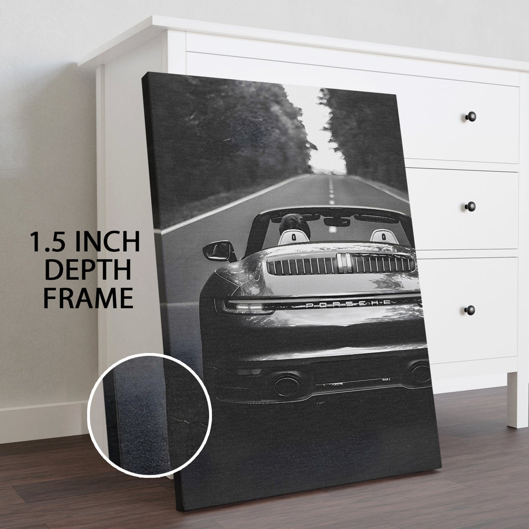 Monochrome Elegance Wall Art Painting, HD Canvas Print, Framed, Ready to Hang. (VINWA145)