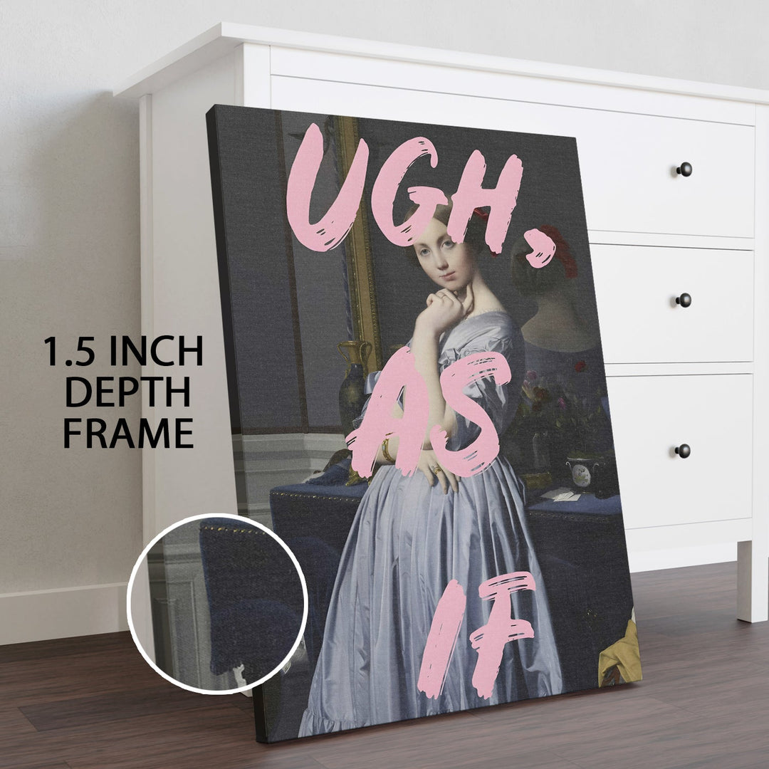 Pastel Snark Wall Art Painting, HD Canvas Print, Framed, Ready to Hang. (POMWA297)