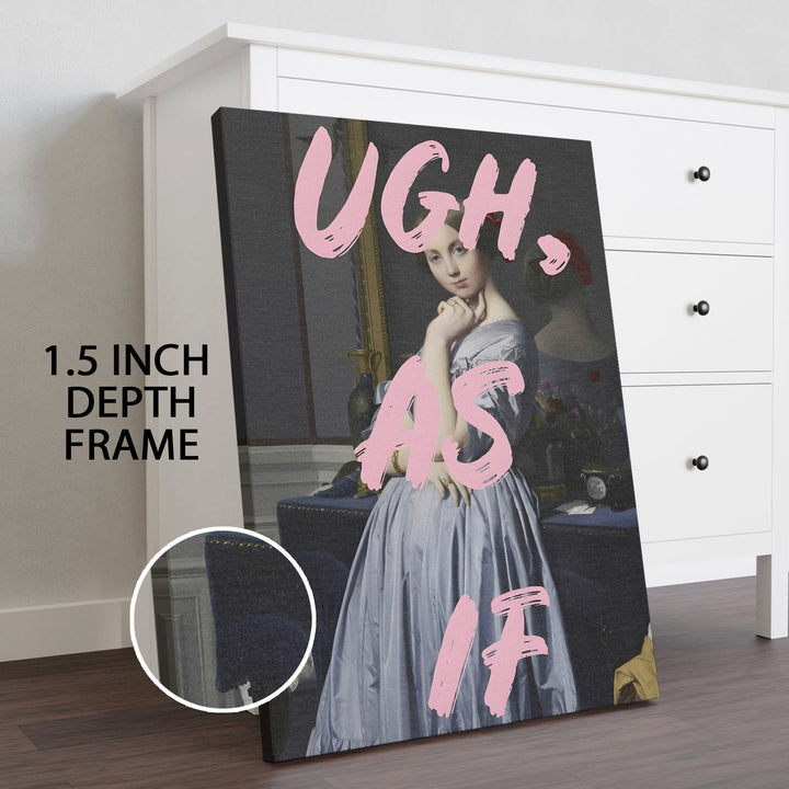 Pastel Snark Wall Art Painting, HD Canvas Print, Framed, Ready to Hang. (POMWA297)