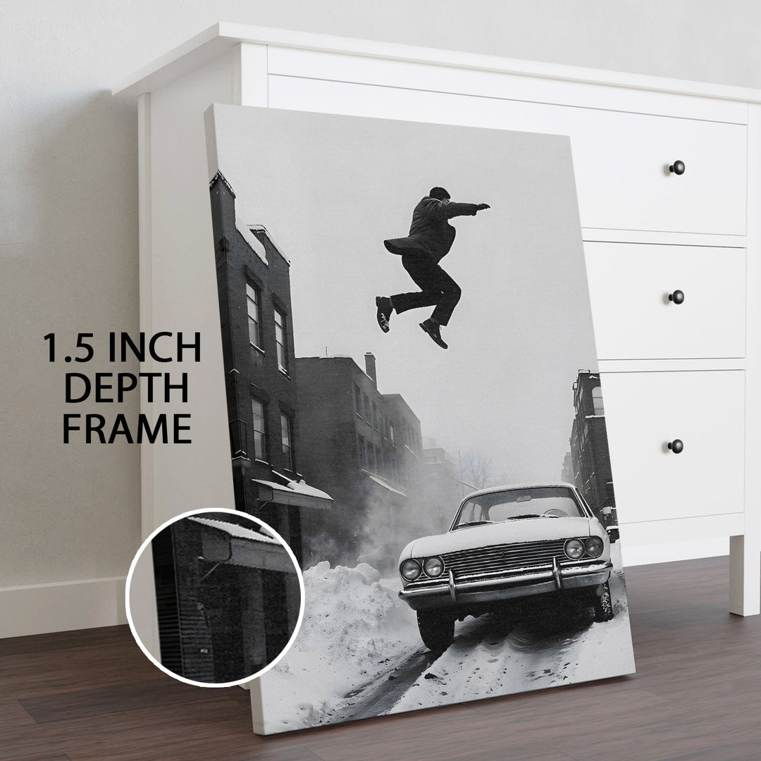 The Great Escape Wall Art Painting, HD Canvas Print, Framed, Ready to Hang. (VINWA150)