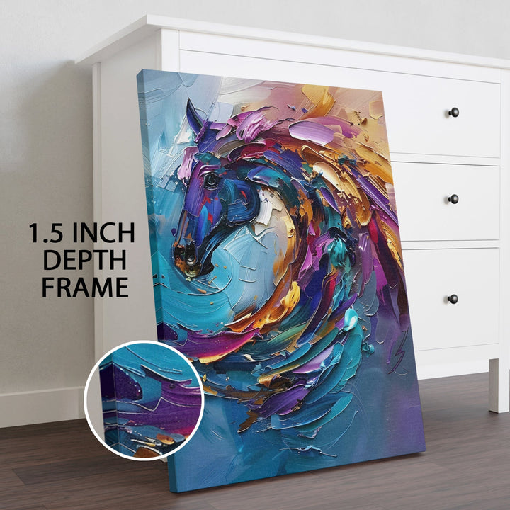 Whirlwind Majesty Wall Art Painting, HD Canvas Print, Framed, Ready to Hang. (ABMWA126)
