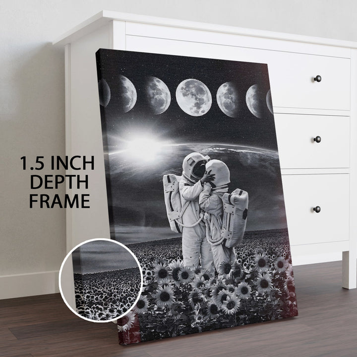 Astral Affection Wall Art Painting, HD Canvas Print, Framed, Ready to Hang. (ABMWA135)