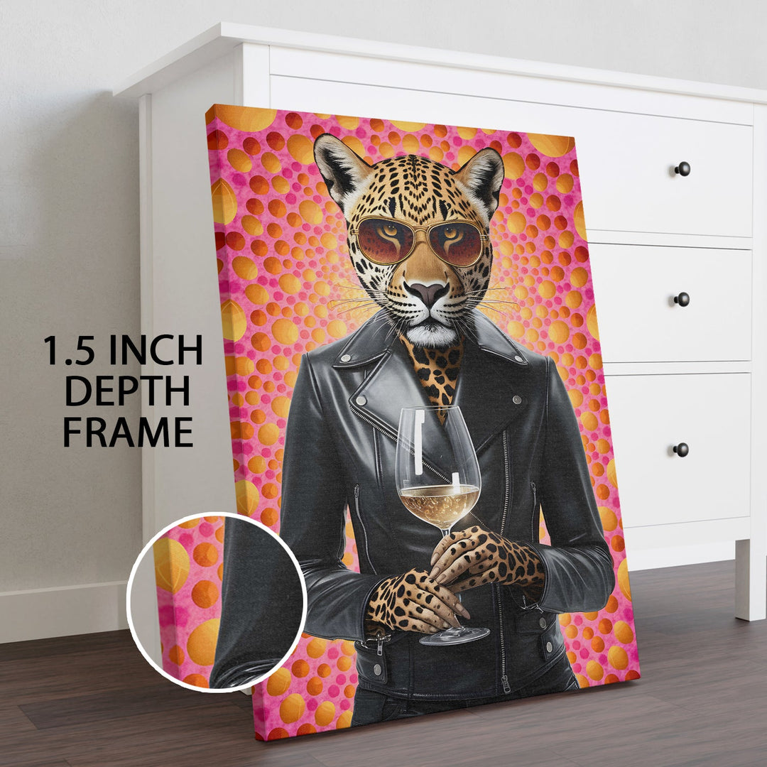 Luxury Untamed Wall Art Painting, HD Canvas Print, Framed, Ready to Hang. (ABMWA129)