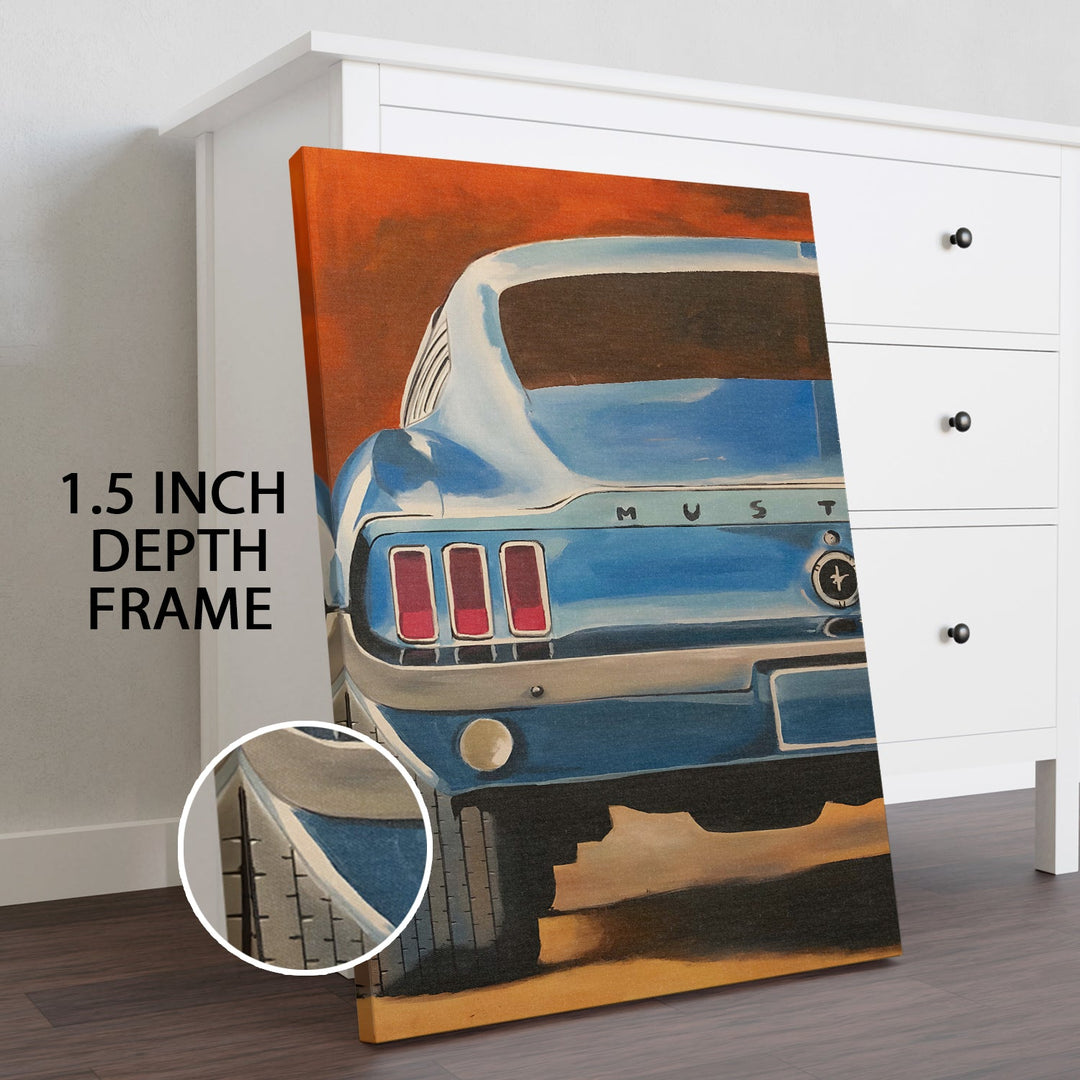 American Icon Wall Art Painting, HD Canvas Print, Framed, Ready to Hang. (POMWA225)