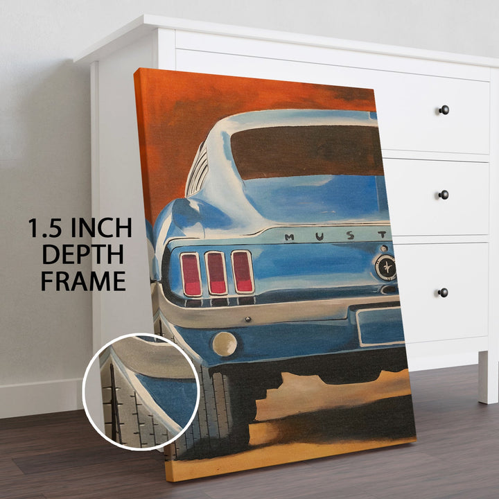 American Icon Wall Art Painting, HD Canvas Print, Framed, Ready to Hang. (POMWA225)