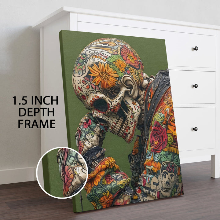 Rebel Rebirth Wall Art Painting, HD Canvas Print, Framed, Ready to Hang. (POMWA288)
