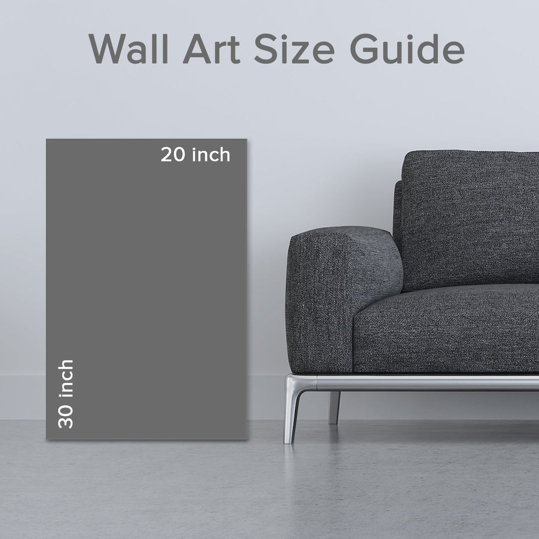 Boho and Chic Art Canvas Gallery Wrap Painting | Eclectic Modern Art Theme (BOWA23)
