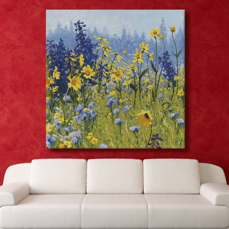 Floral Canvas Wall Art For Home and bedroom Wall Decoration