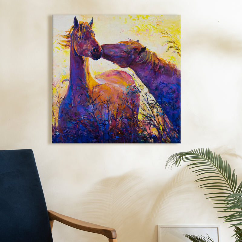 Large Wildlife Canvas Wall Art Painting for Living Room  and Office.