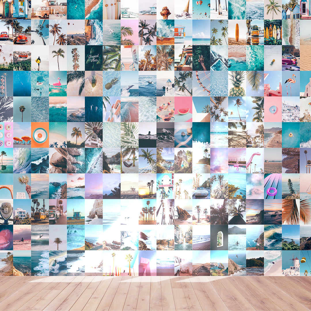 Tropical Escape – Beach Collage Wallpaper Mural (PATCH006)