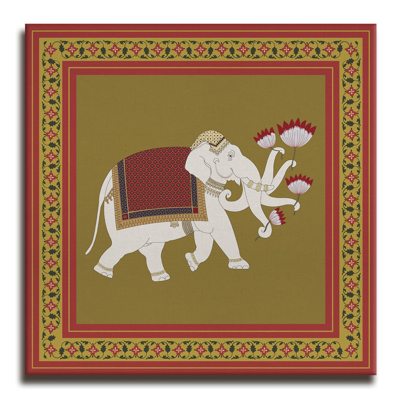 Mughal Indian Wall Art Large Size Canvas Painting For Bedroom wall Decoration