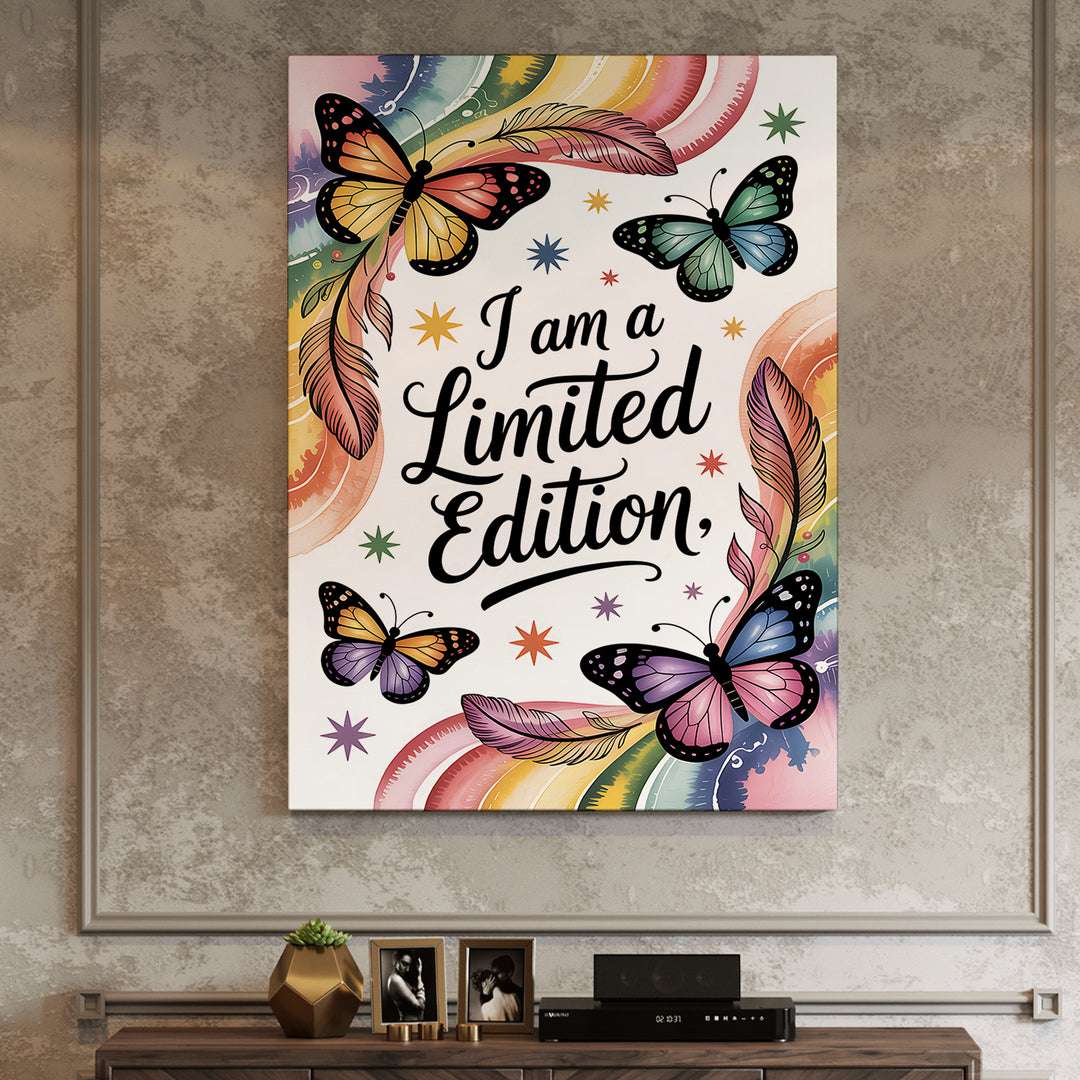 Limited Edition Boho Motivational Wrapped Canvas HD Print (BOHO_WA_039)