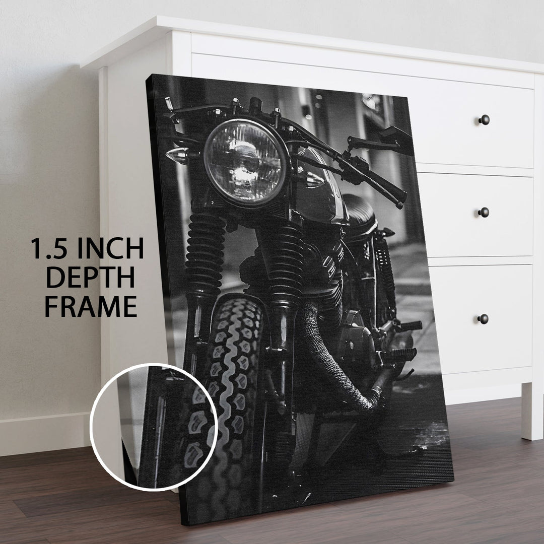 Classic Iron Horse Wall Art Painting, HD Canvas Print, Framed, Ready to Hang. (VINWA149)