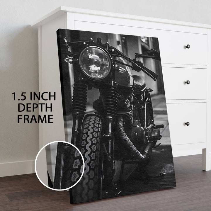 Classic Iron Horse Wall Art Painting, HD Canvas Print, Framed, Ready to Hang. (VINWA149)