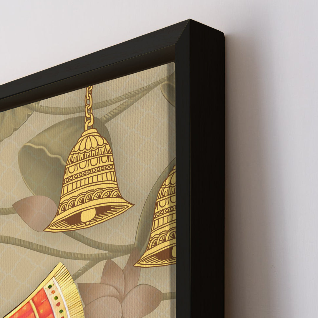 Shreenathji Pichwai Wall Art | HD Canvas Print | Ready to Hang | Wall Art for Temple, living room, Hallway | Size: 36 inch X 48 inch (SHNAWA06)