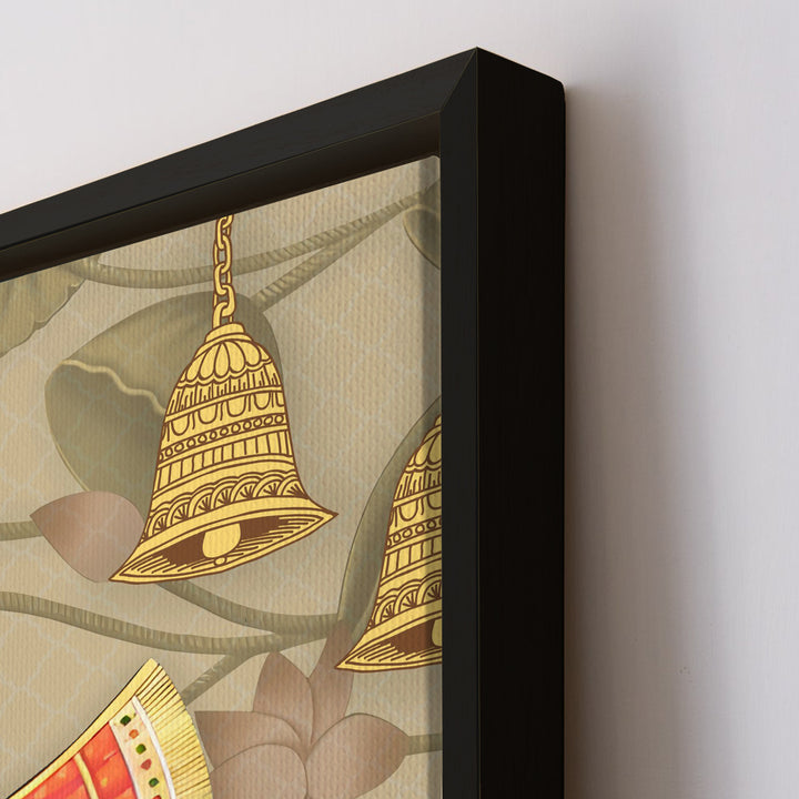 Shreenathji Pichwai Wall Art | HD Canvas Print | Ready to Hang | Wall Art for Temple, living room, Hallway | Size: 36 inch X 48 inch (SHNAWA06)