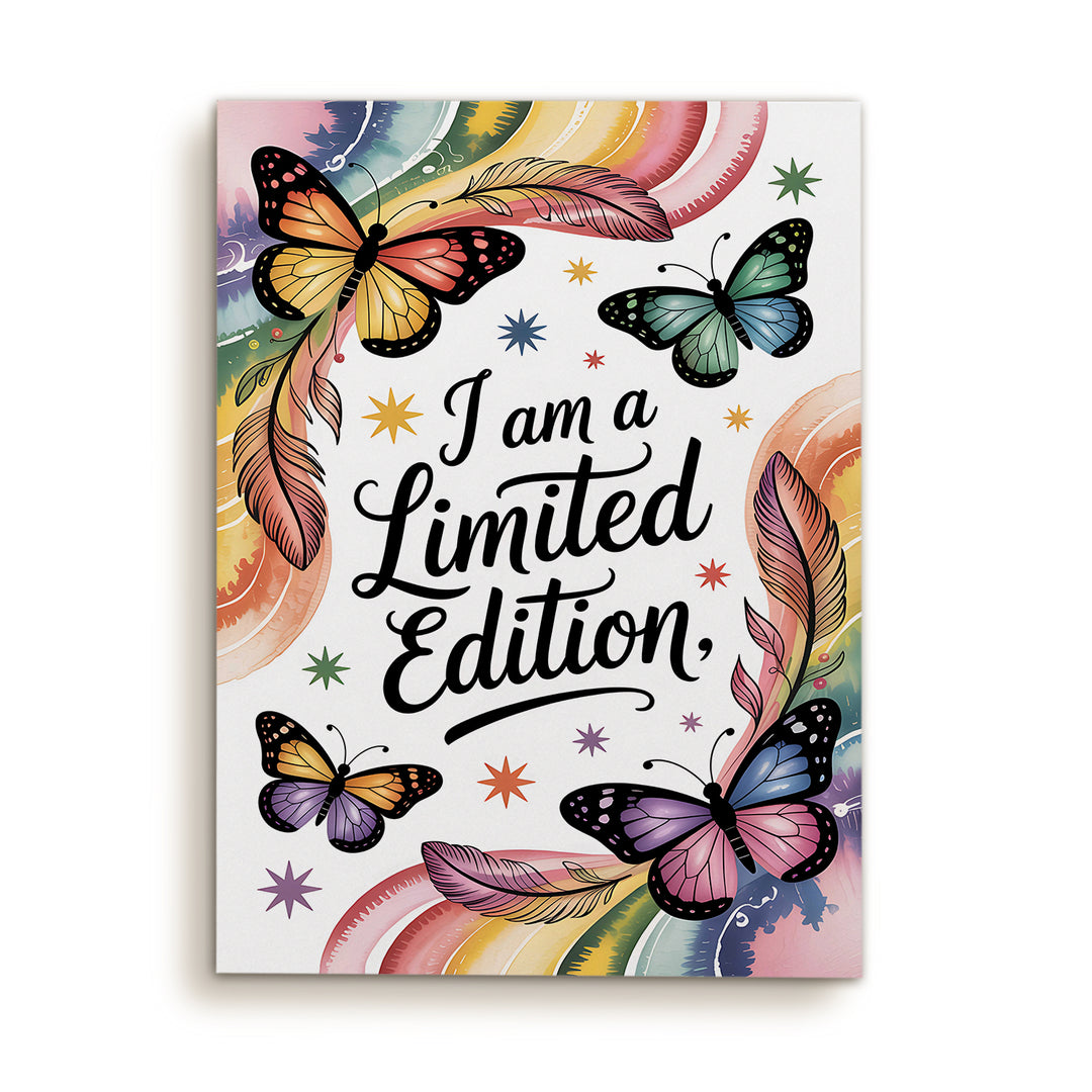 Limited Edition Boho Motivational Wrapped Canvas HD Print (BOHO_WA_039)
