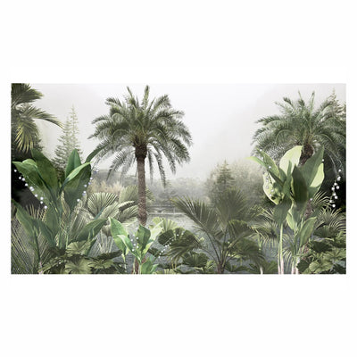 Personalized Tropical palm forest Wallpaper for Home and Cafe Wall Decoration