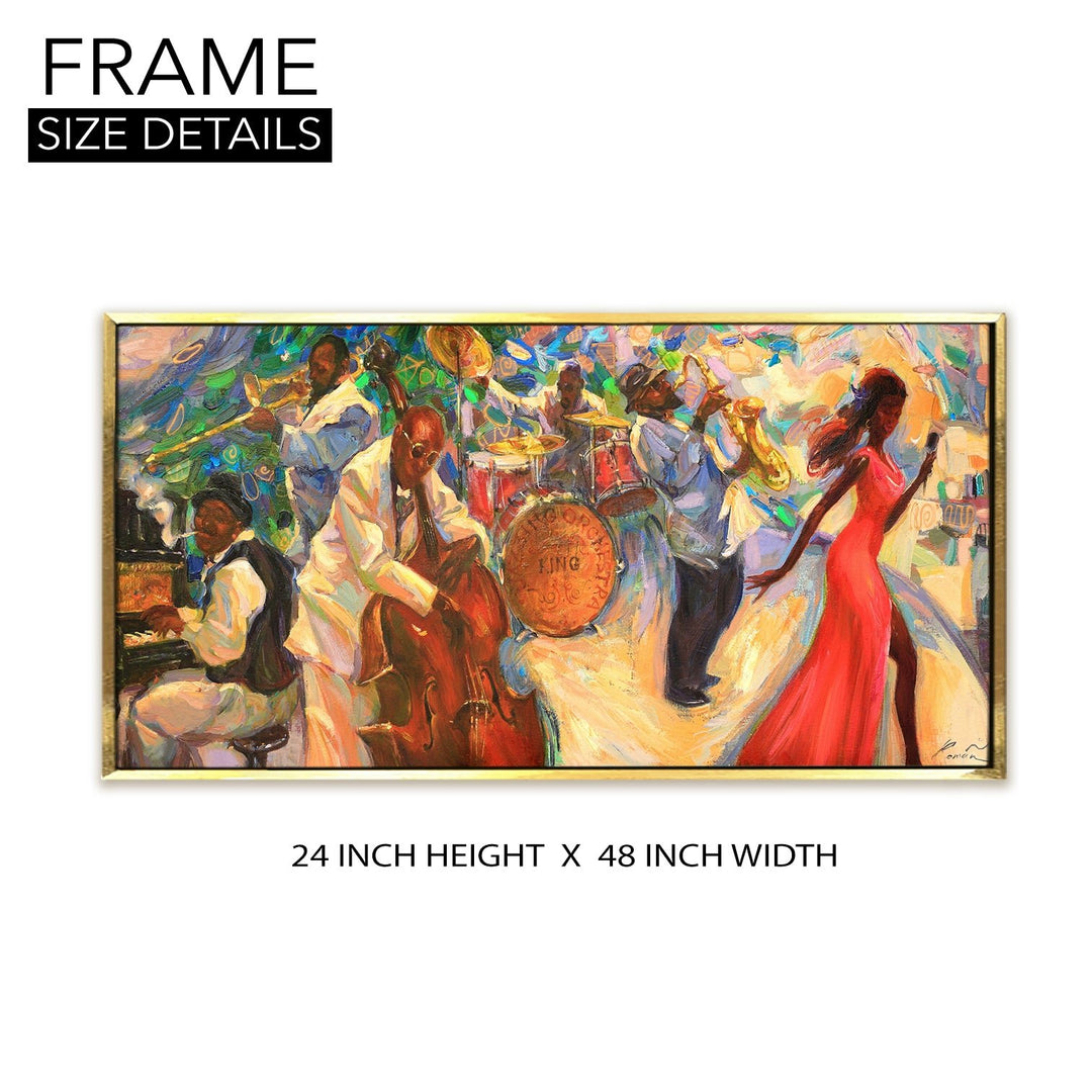 Abstract Modern Art Large Canvas Paintings. Framed Digital Reprints of Famous and Vibrant Artwork (MAWA03)