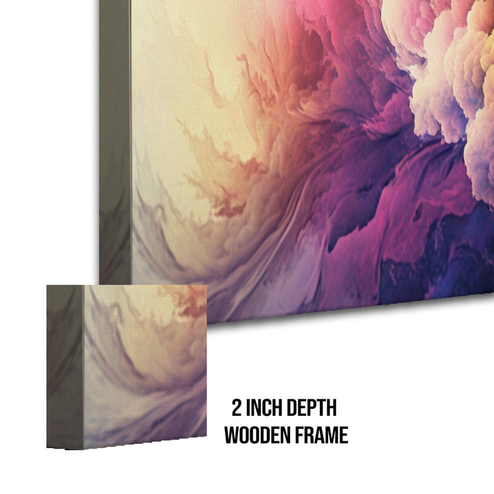 Abstract Modern Art Large Canvas Paintings. Framed Digital Reprints of Famous and Vibrant Artwork (MAWA10)