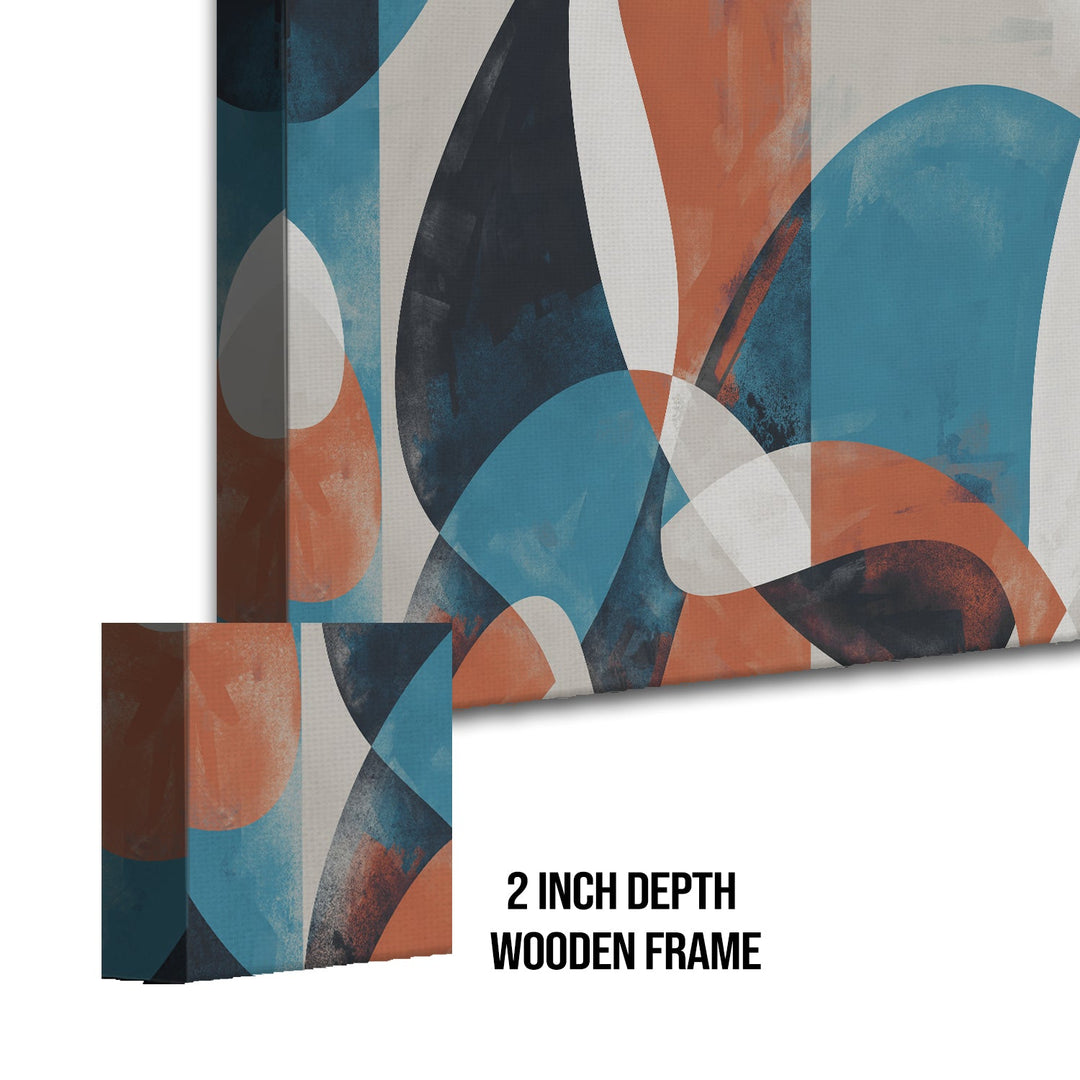 Abstract Modern Art Large Canvas Paintings. Framed Digital Reprints of Famous and Vibrant Artwork (MAWA11)