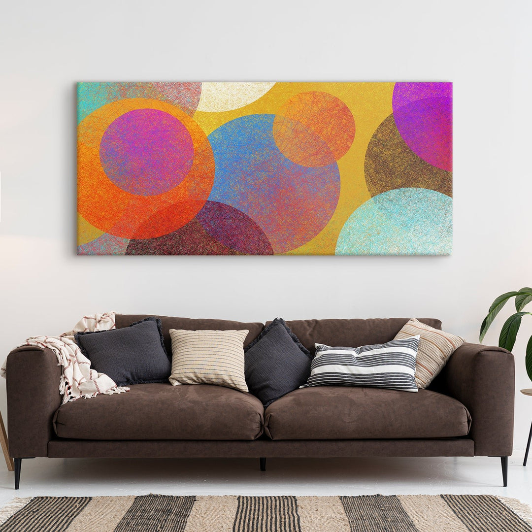 Abstract Modern Art Large Canvas Paintings. Framed Digital Reprints of Famous and Vibrant Artwork (MAWA12)