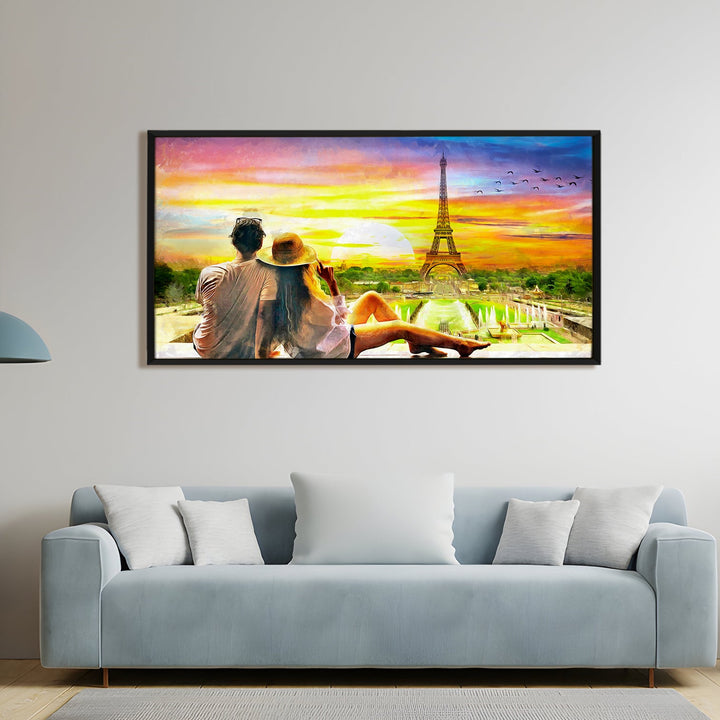 Abstract Modern Art Large Canvas Paintings. Framed Digital Reprints of Famous and Vibrant Artwork (MAWA15)