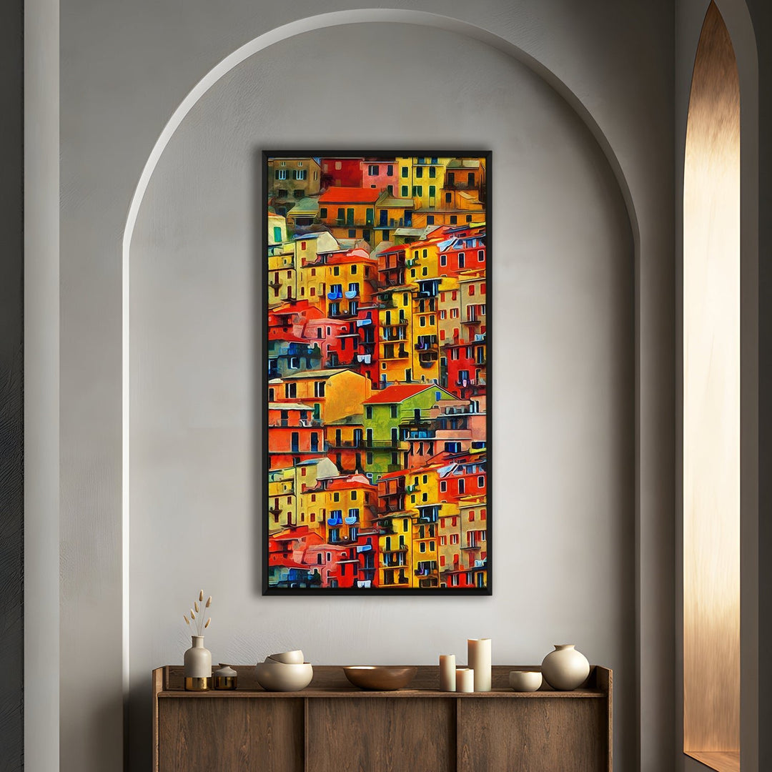 Abstract Modern Art Large Canvas Paintings. Framed Digital Reprints of Famous and Vibrant Artwork (MAWA19)