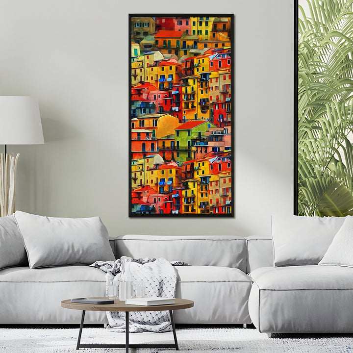 Abstract Modern Art Large Canvas Paintings. Framed Digital Reprints of Famous and Vibrant Artwork (MAWA19)