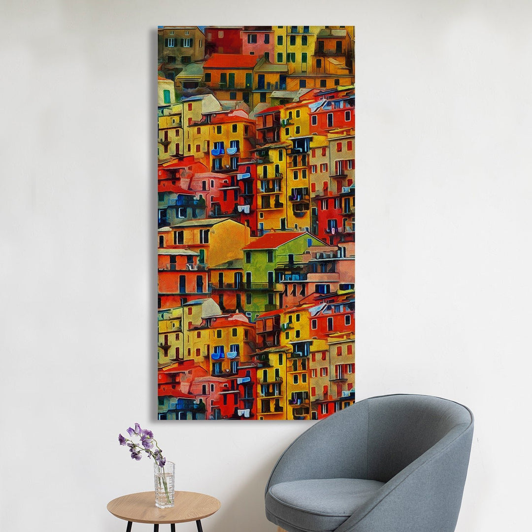 Abstract Modern Art Large Canvas Paintings. Framed Digital Reprints of Famous and Vibrant Artwork (MAWA19)