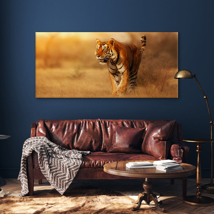 Amazing Wildlife Wall Art. Large Canvas Framed Digital Reprints of Jungle, Wildlife, Animals and Birds. Ready To Hang. Size: 24 Inch x 48 Inch (WBWA28)