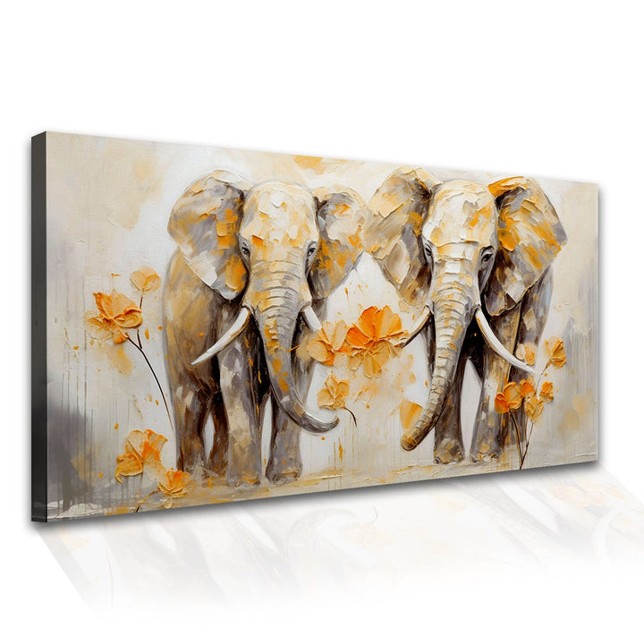 Amazing Wildlife Wall Art. Large Canvas Framed Digital Reprints of Jungle, Wildlife, Animals and Birds. Ready To Hang. Size: 24 Inch x 48 Inch (WBWA38)