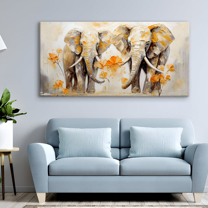 Amazing Wildlife Wall Art. Large Canvas Framed Digital Reprints of Jungle, Wildlife, Animals and Birds. Ready To Hang. Size: 24 Inch x 48 Inch (WBWA38)