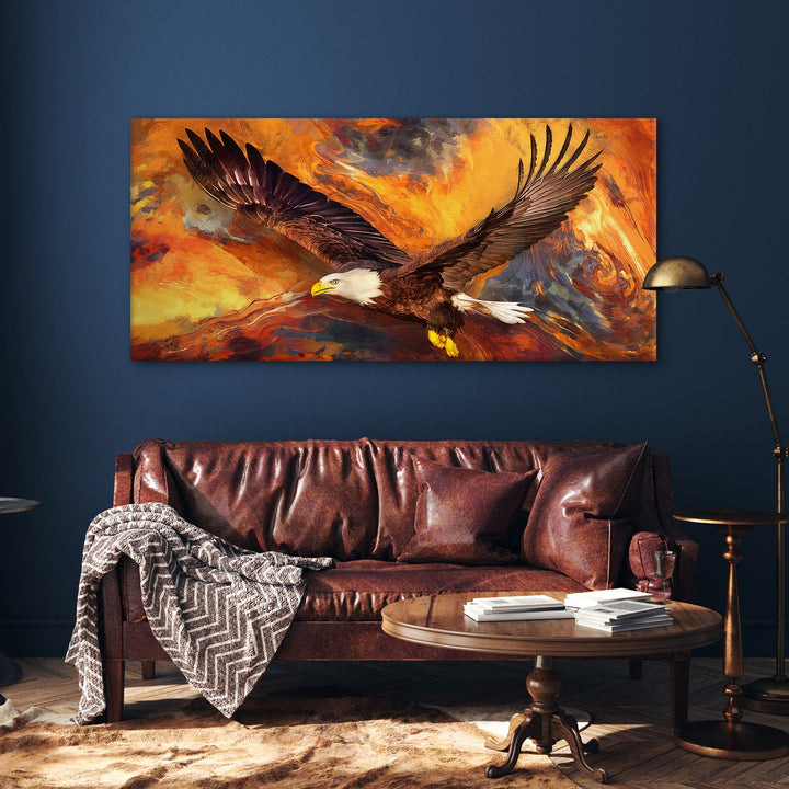 Amazing Wildlife Wall Art. Large Canvas Framed Digital Reprints of Jungle, Wildlife, Animals and Birds. Ready To Hang. Size: 24 Inch x 48 Inch (WBWA46)